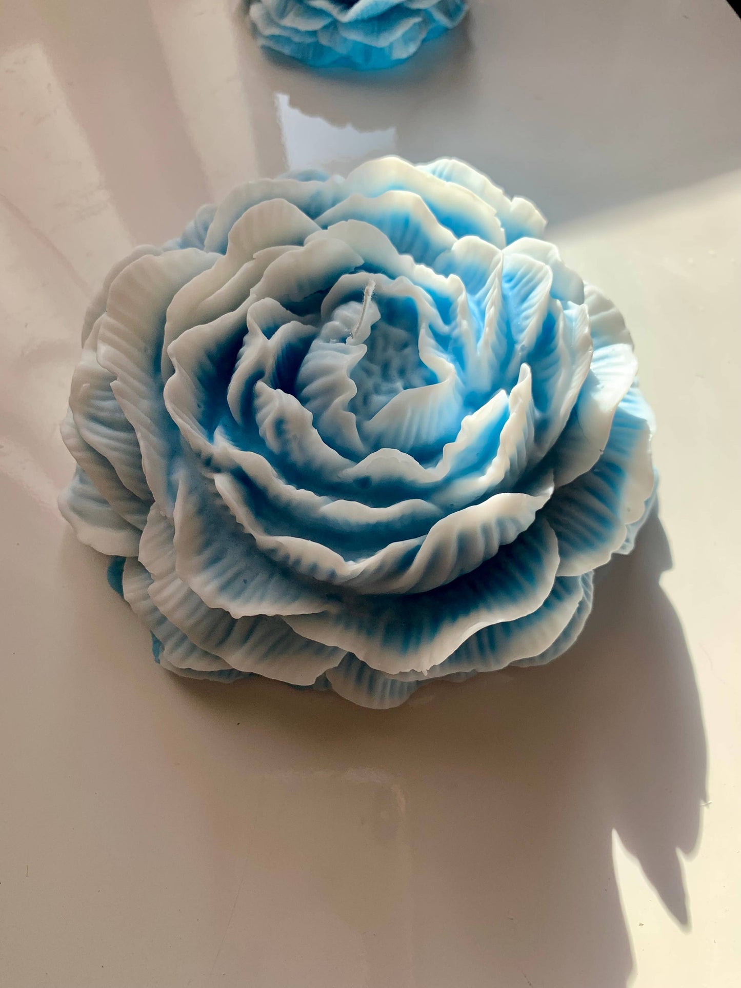 Large Peony Candle