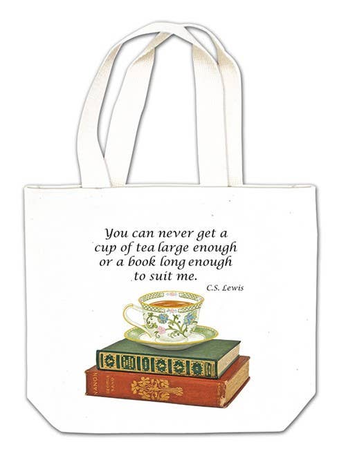 Gift Tote Books N Tea
