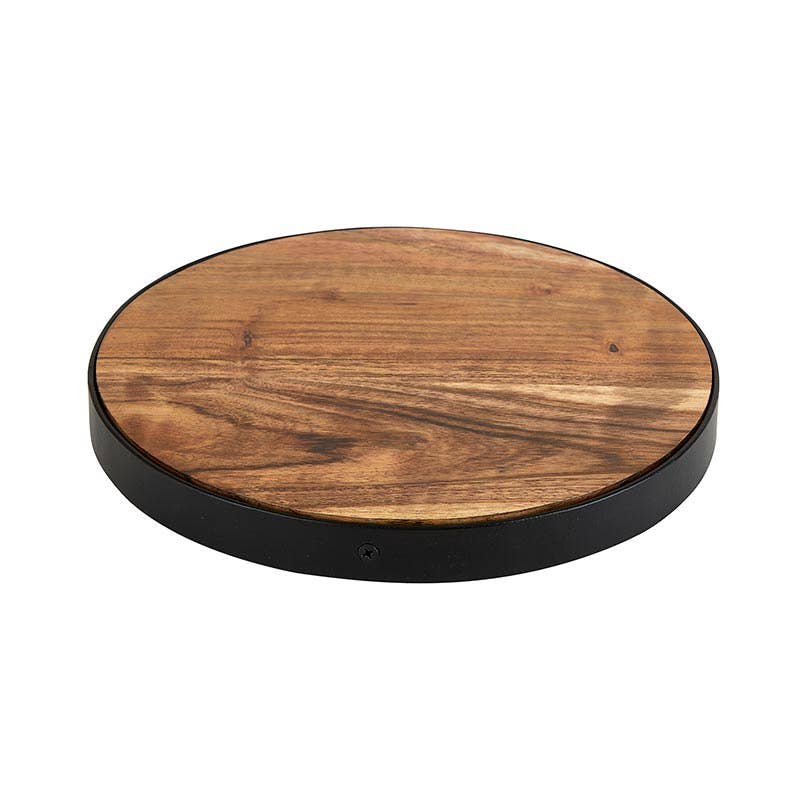10" Iron Rim Serv Wood Board