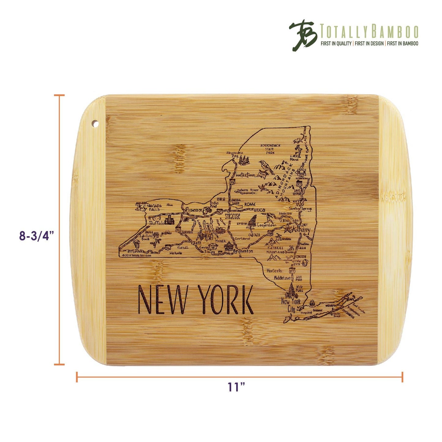 A Slice of Life New York Cutting & Charcuterie Board