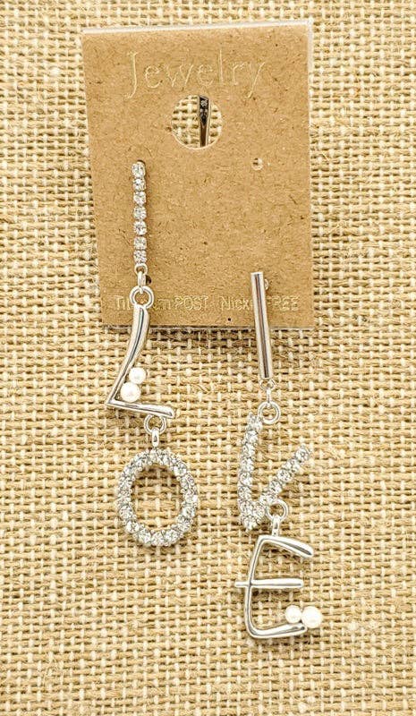 Love Dangle Earrings