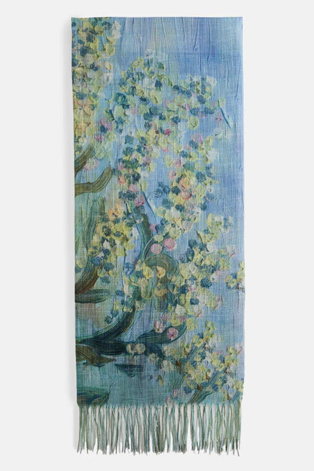 Scenic 2-in-1 Scarf - Flower Branch