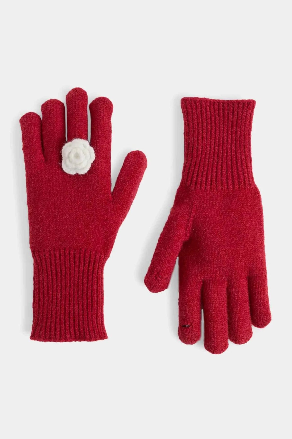 Crochet Flower Gloves