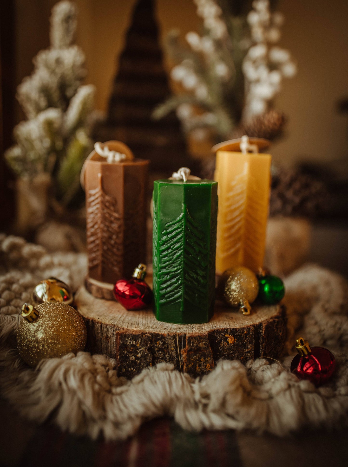 Lone Tree Beeswax Candle
