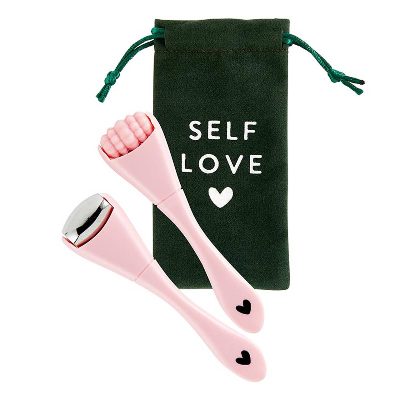 Set de Spa Portátil - Rosa con Bolsa Verde