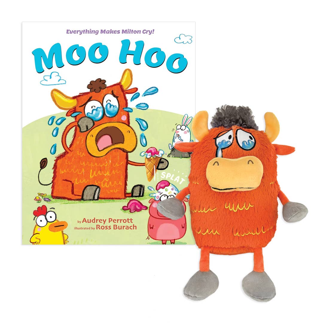 Moo Hoo Plush and hardcover book SOLD SEPARATELY