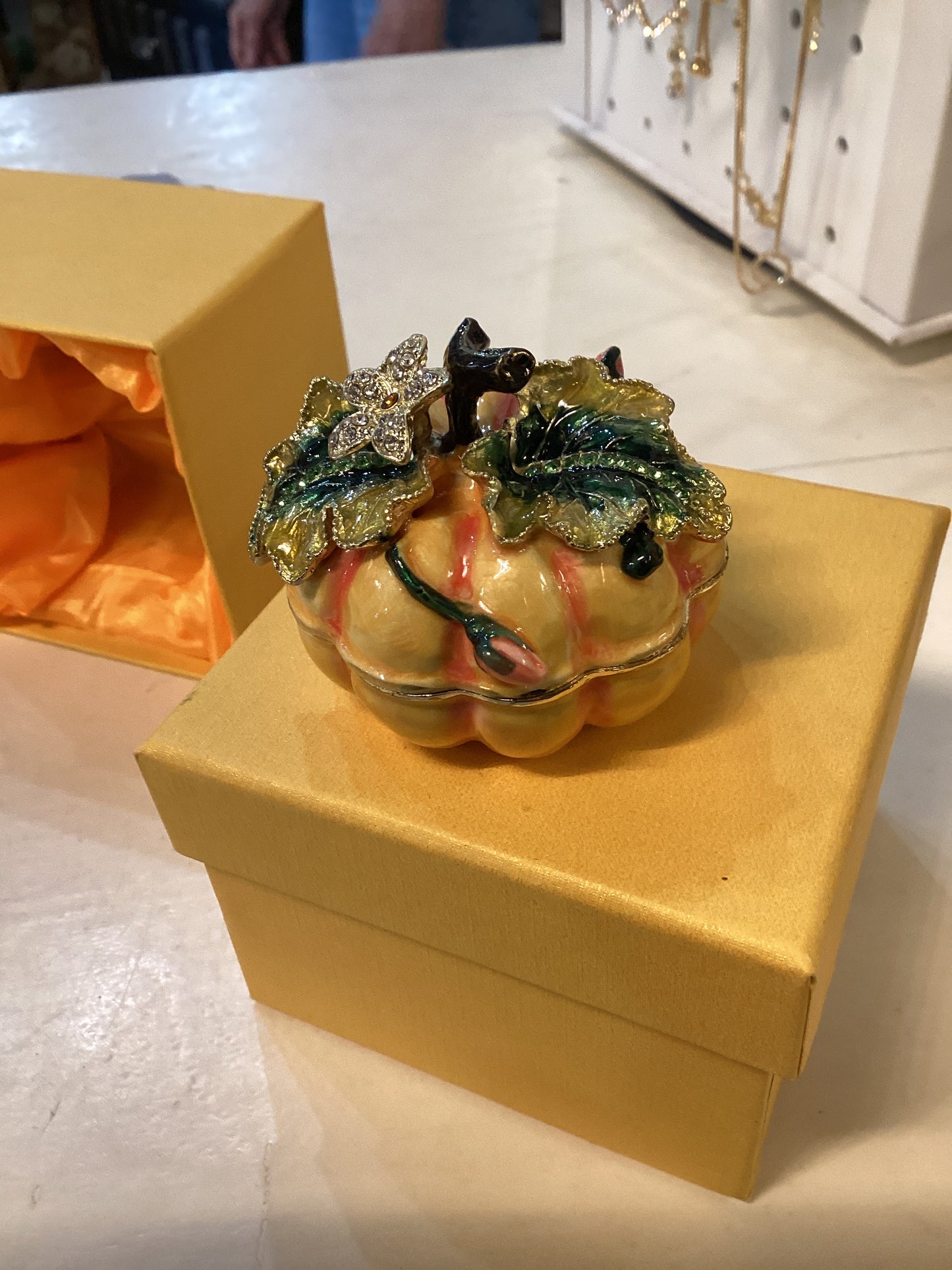 Pumpkin Trinket Box
