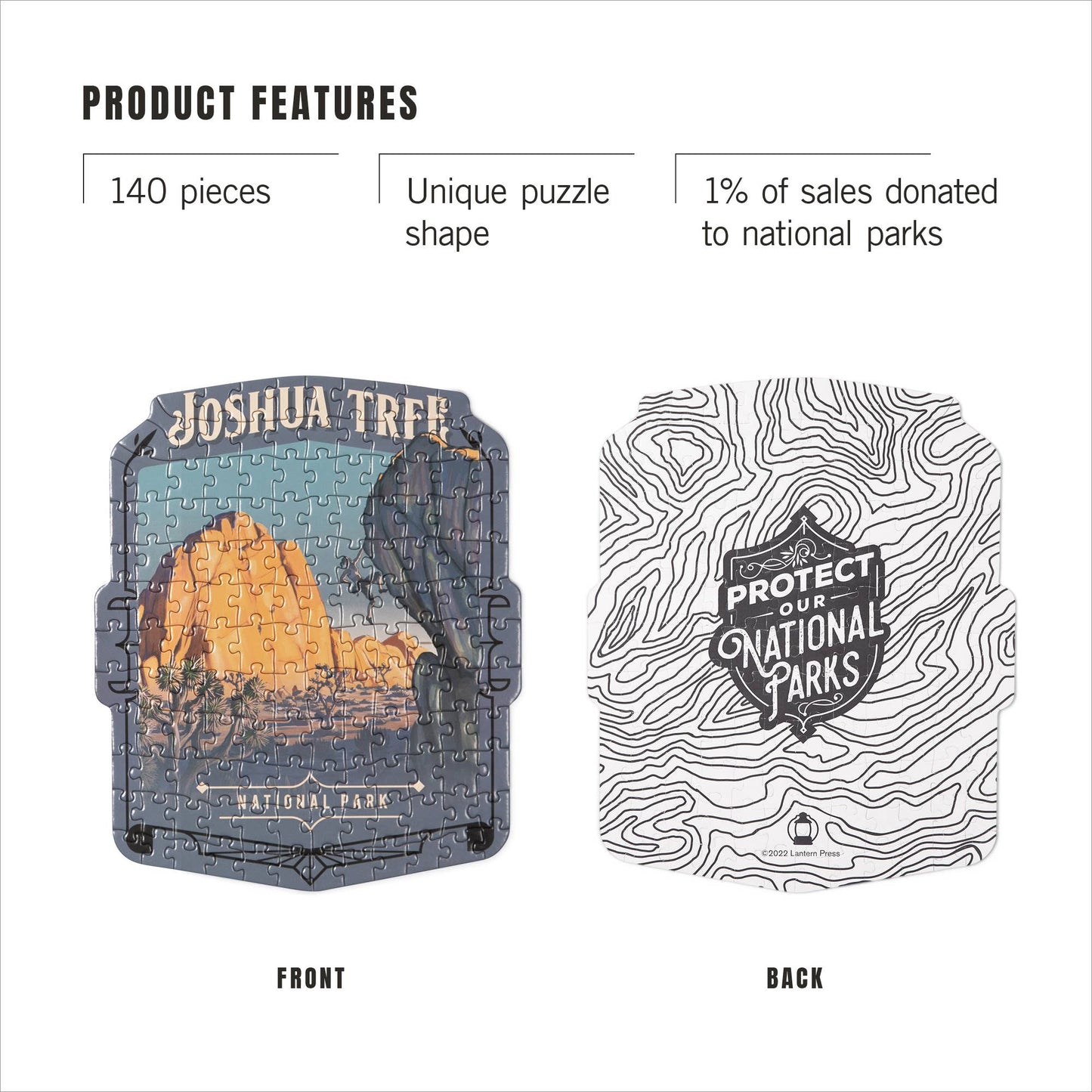 Protect Our National Parks - Mini Puzzle, Joshua Tree