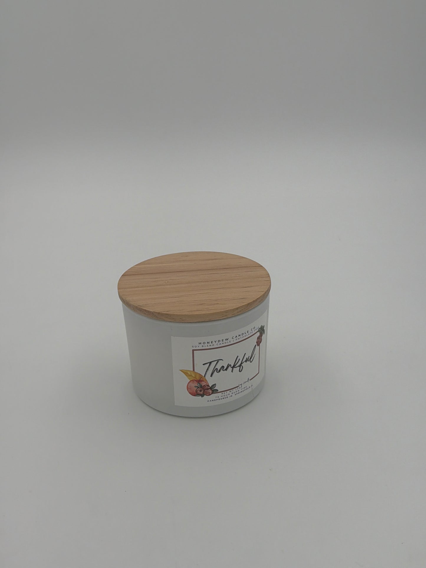 Vela de agradecimiento de 3 mechas, 12 oz