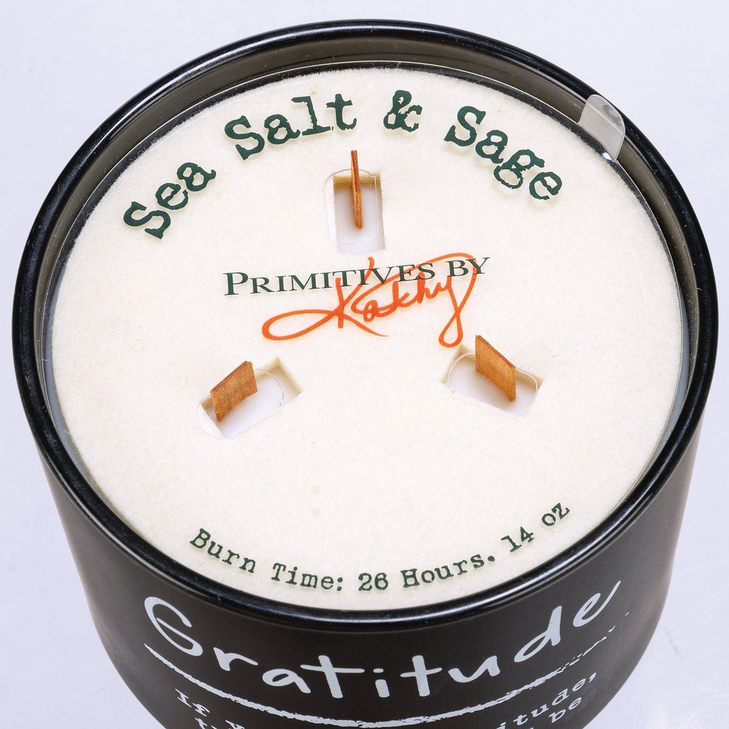Gratitude Poetry Candle
