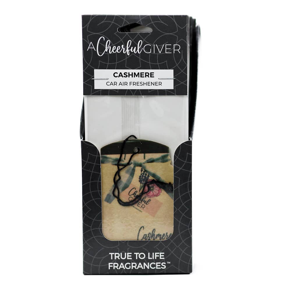 A Cheerful Giver - Car Air Freshener (16/box) - Cashmere