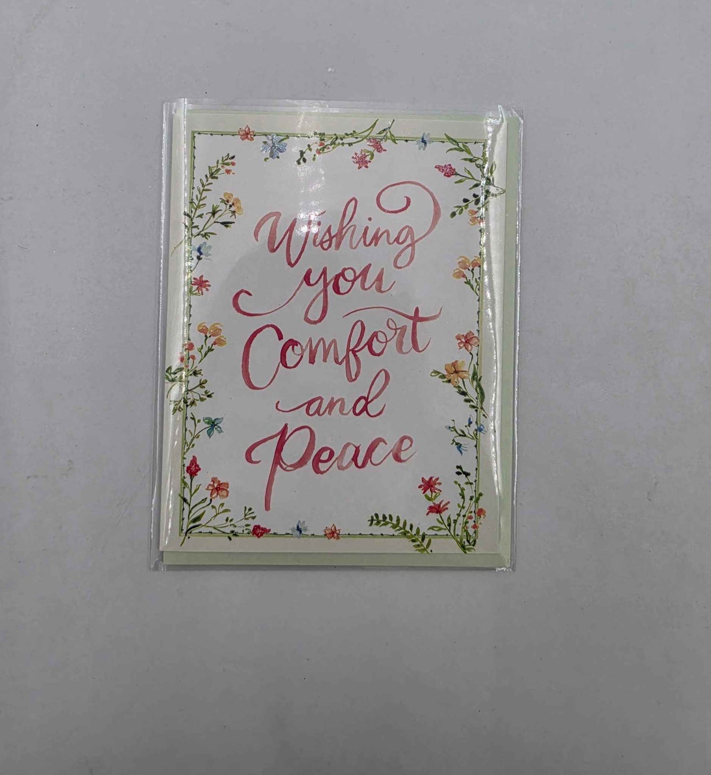 Wishing You Comfort and Peace Greeting Card