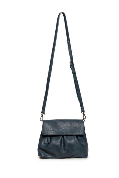 Adrienne Pleated Flap Crossbody