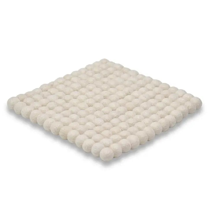 Square Pom-Pom Trivets- Assorted