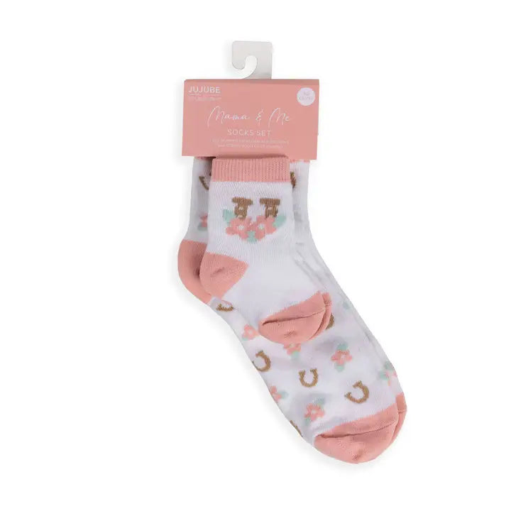Mama & Me Socks Set Bloomin Boots