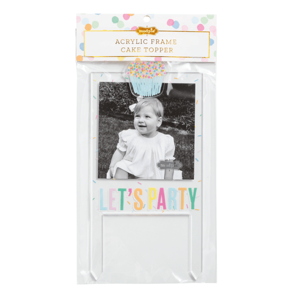 Lets Party Cake Topper Frame