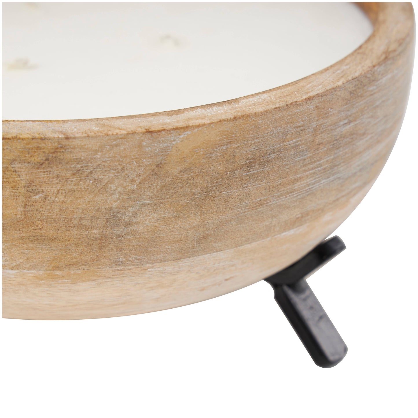 Modern Light Brown Mango Wood Candle