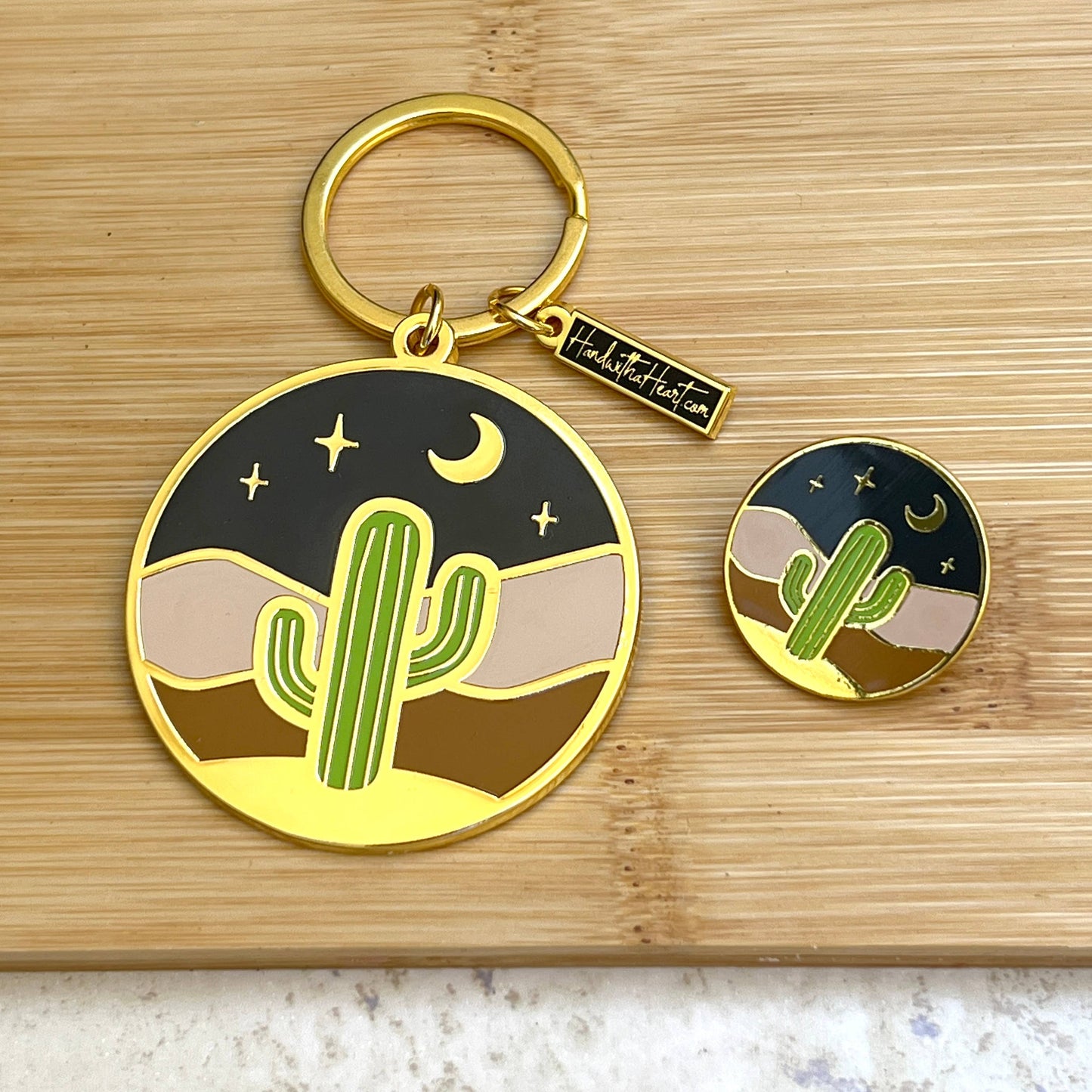 Cactus Saguaro Desert Enamel Pin