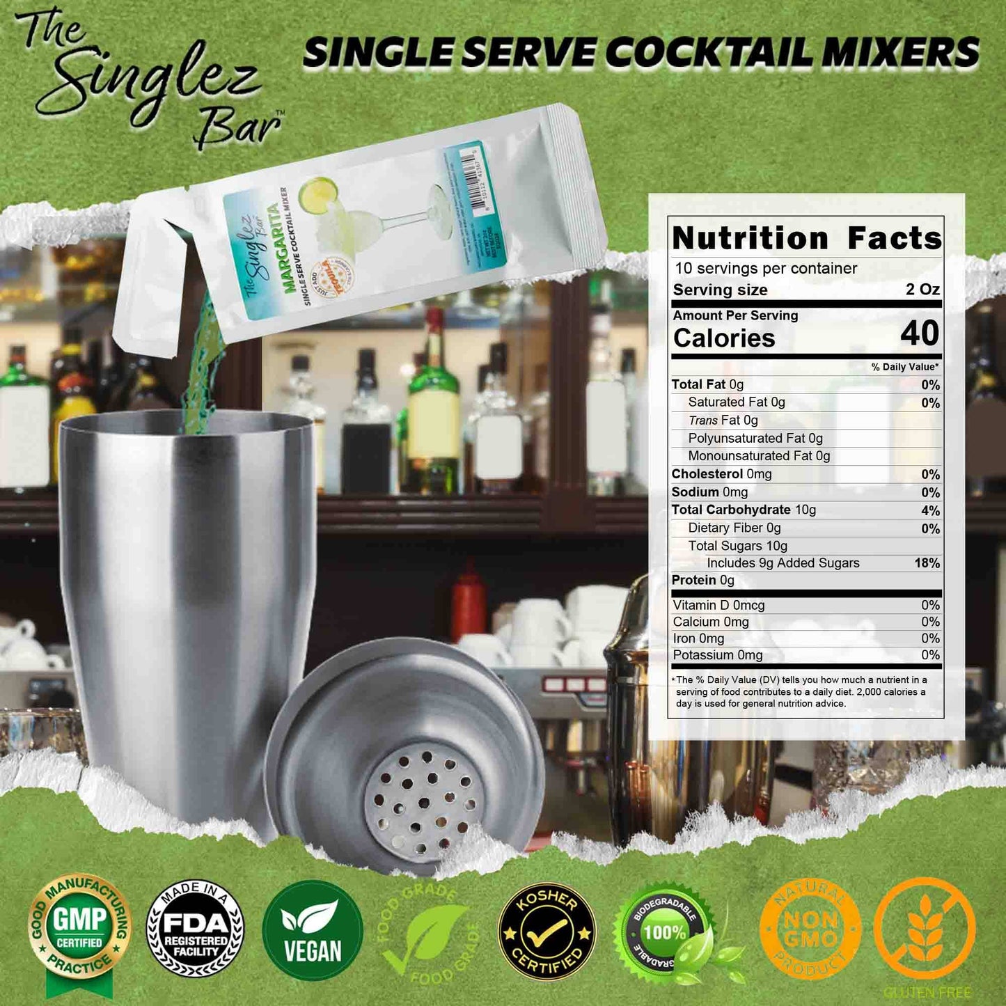 ThousandOaksBarrelCo. - Singlez Bar Tequila Single Mixers