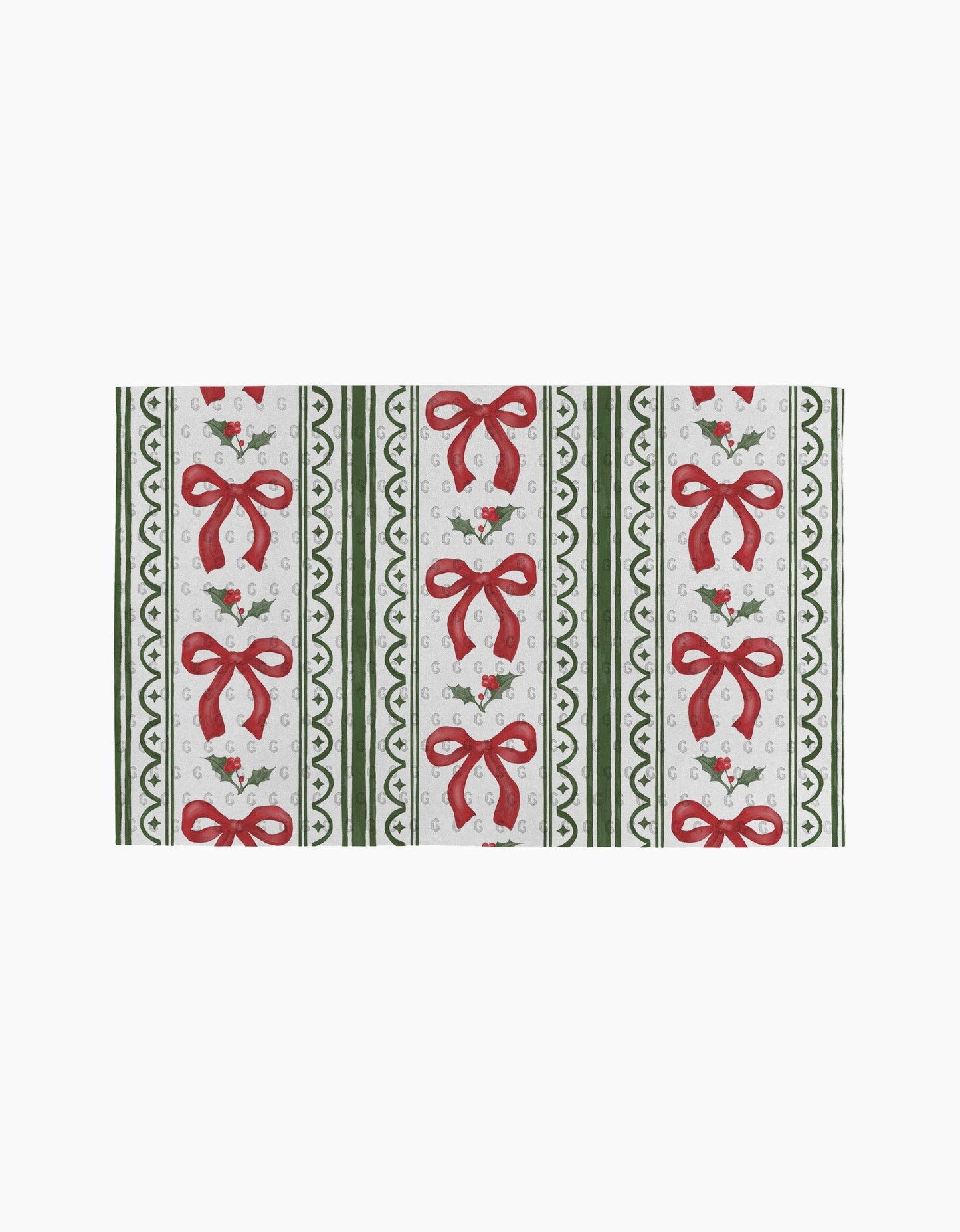 Geometry - Christmas Bow Stripe Not Paper Towel