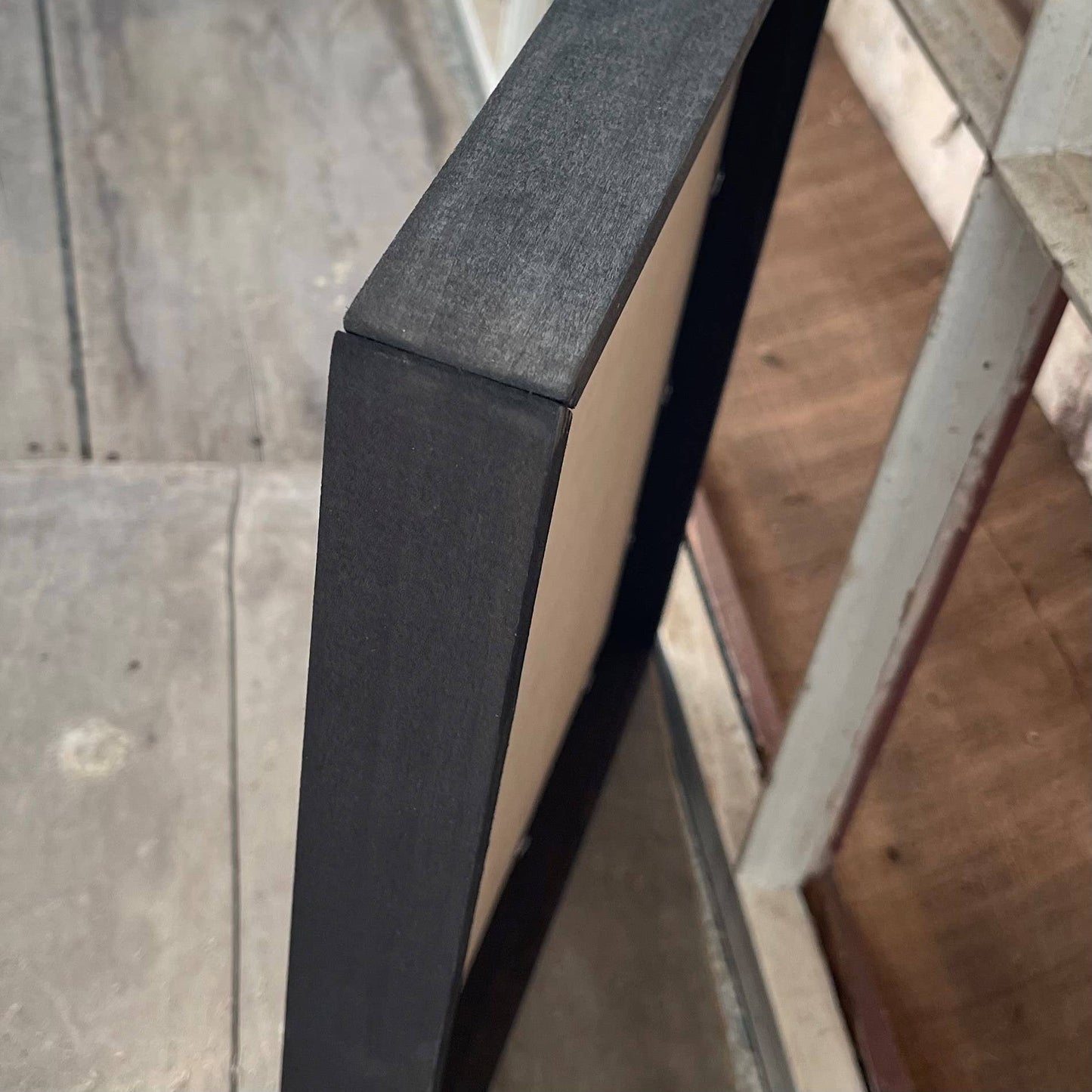 Brown Easter Bunny Portrait Box Frame