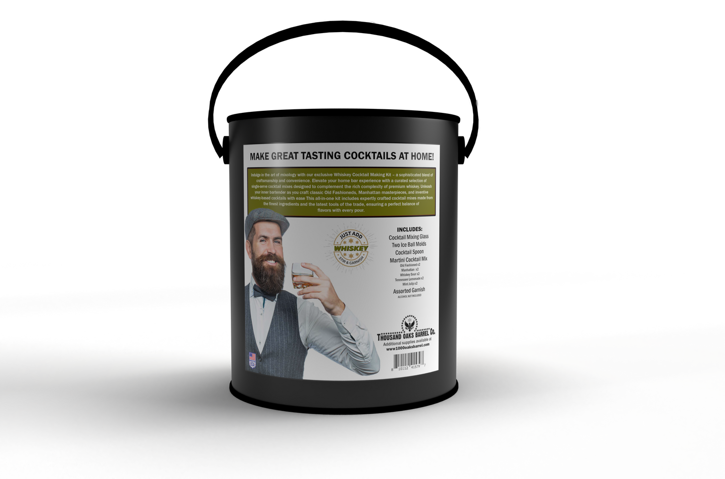 ThousandOaksBarrelCo. - Whiskey Cocktail Making Kit | Bar Gifts | Home Bar Tools