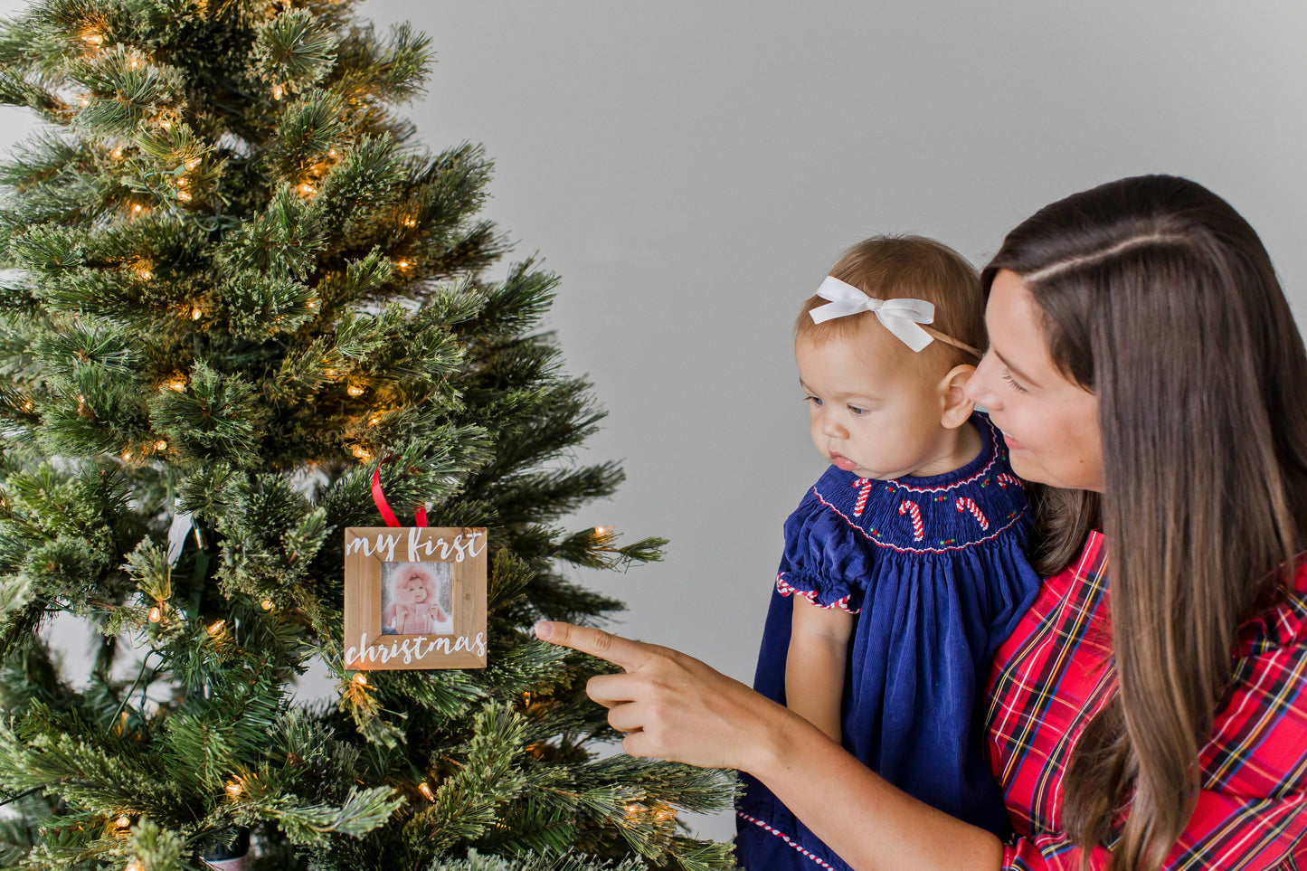 My First Christmas Pic Frame Orn