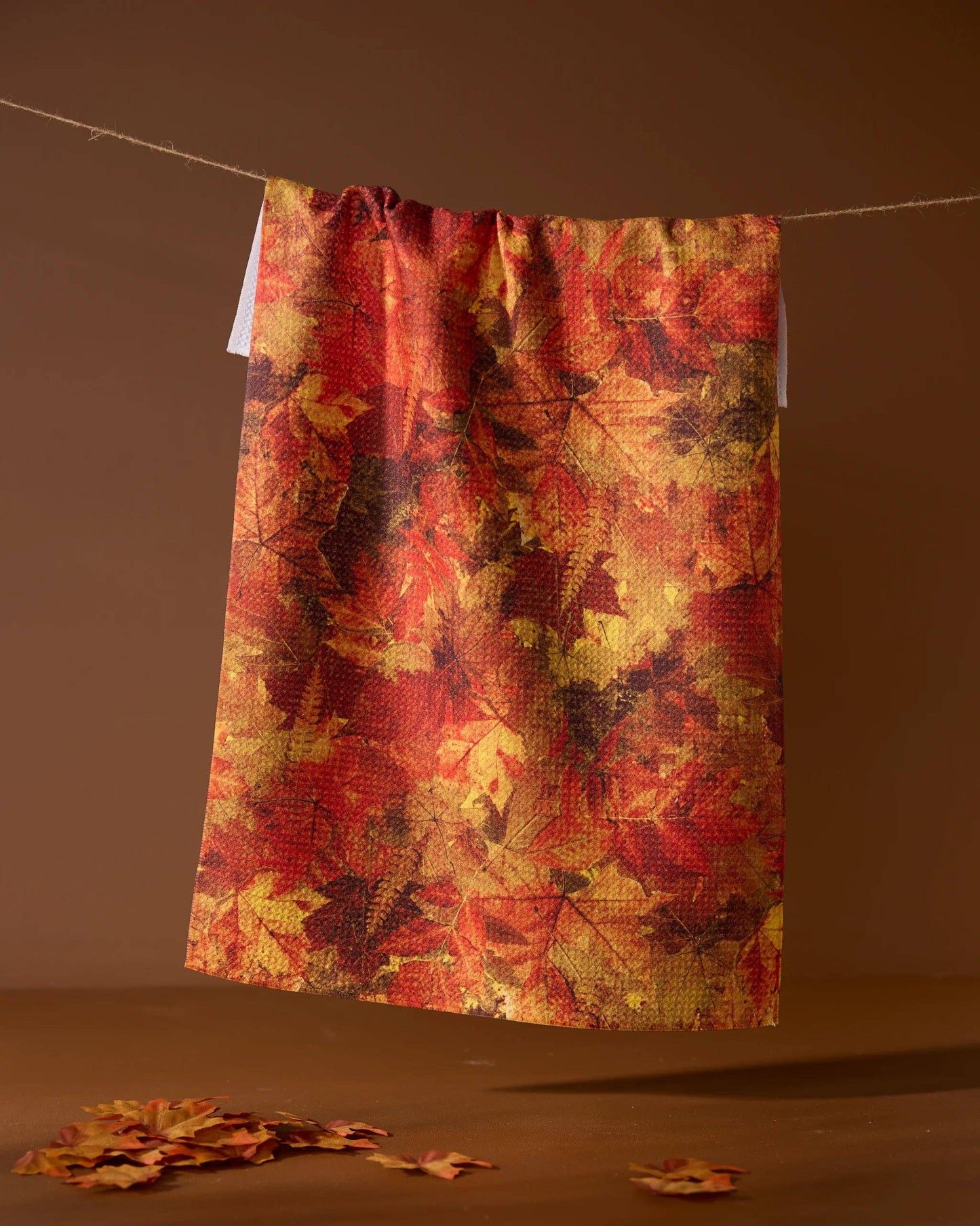 Geometry - Falling Foliage Tea Towel