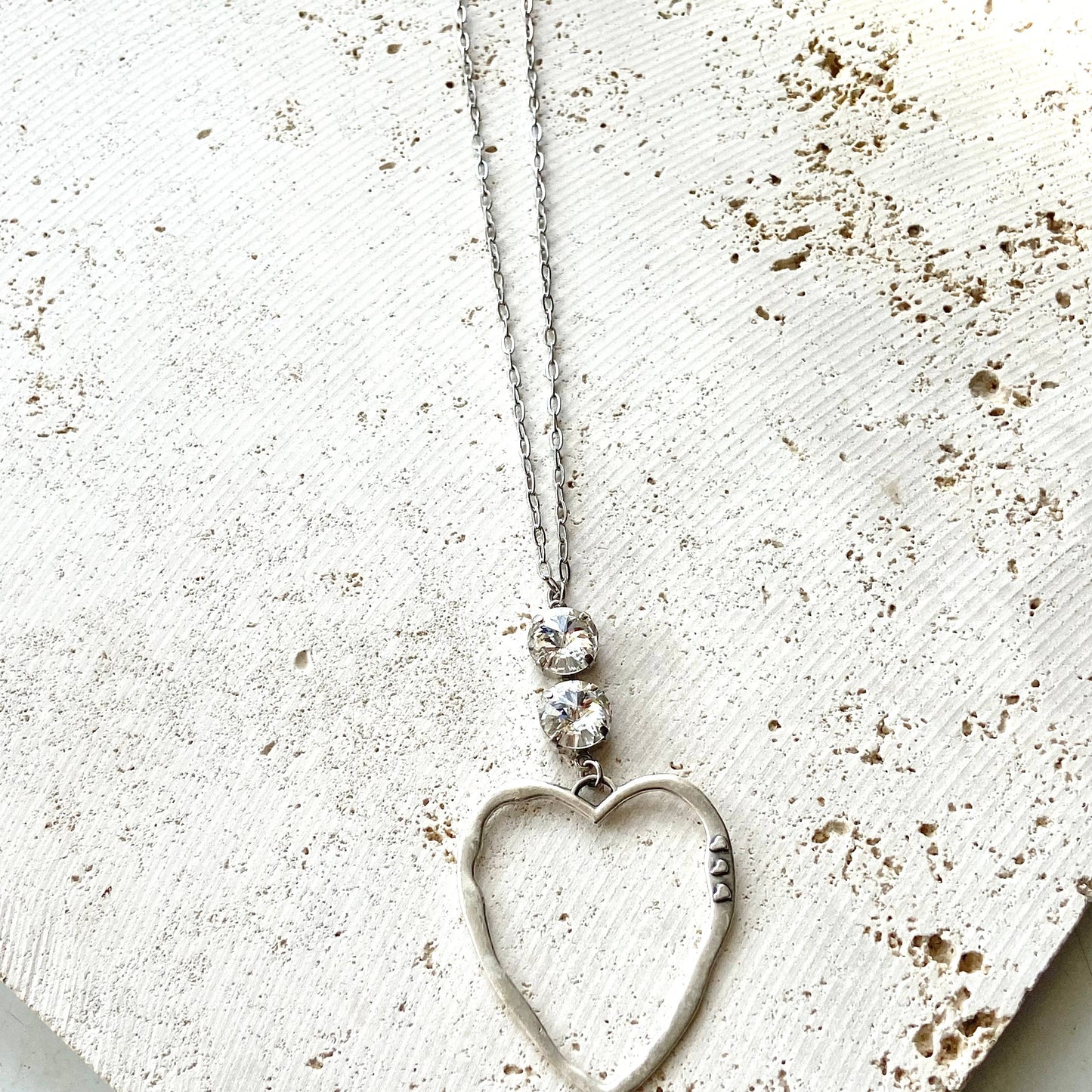 Heart Swarovski necklace
