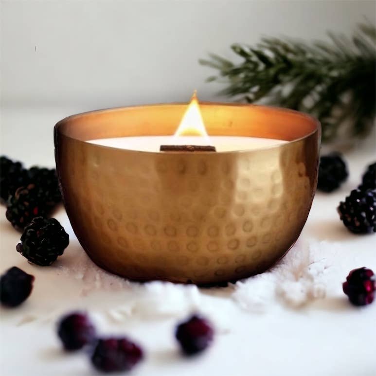 Candle Brass 14oz Astd