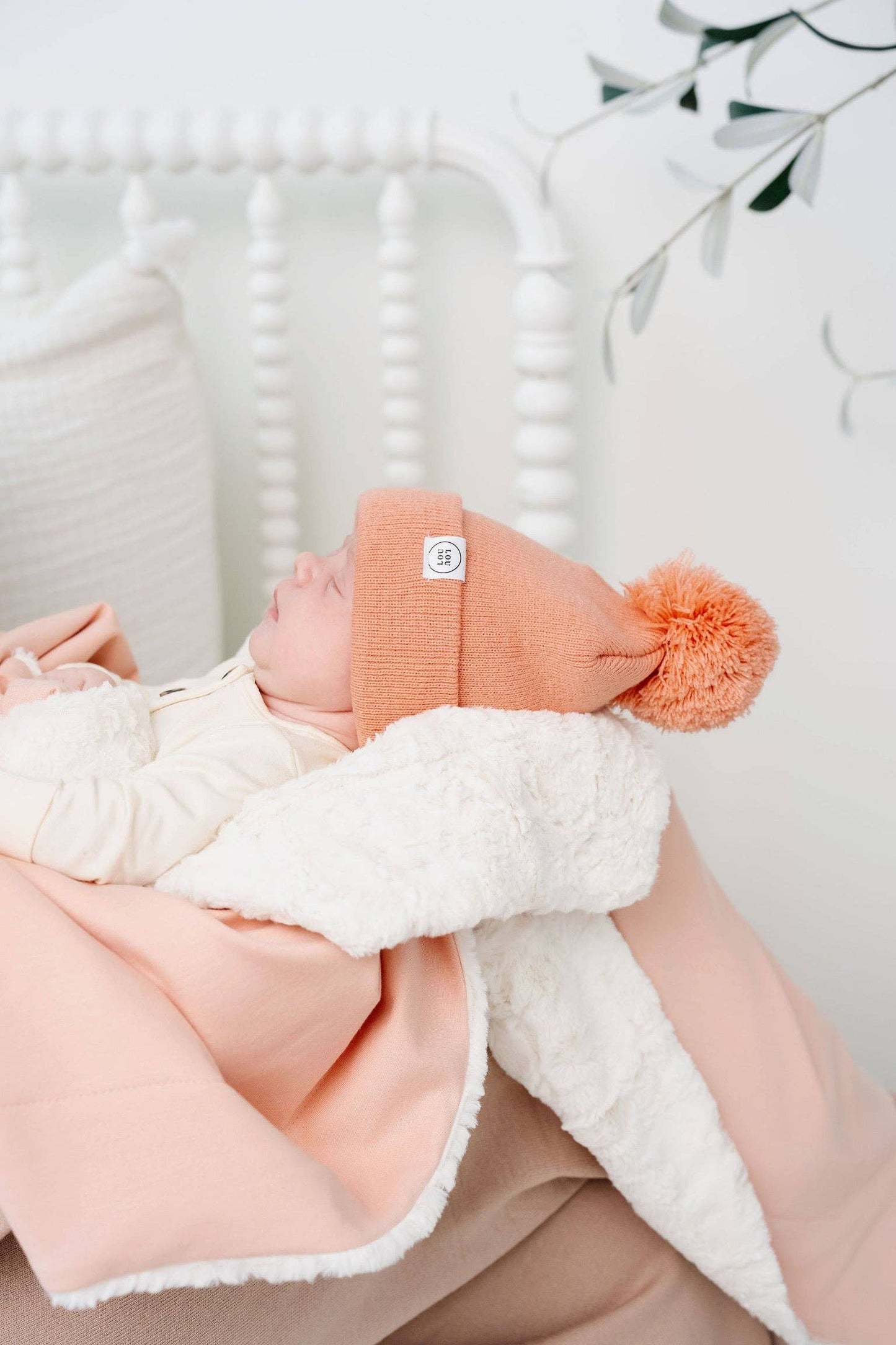 Cozy Weighted Baby Blanket - Ballet Pink