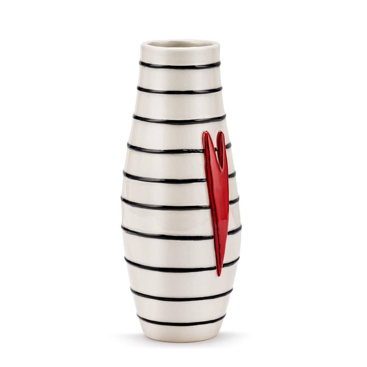 Striped Large Vase