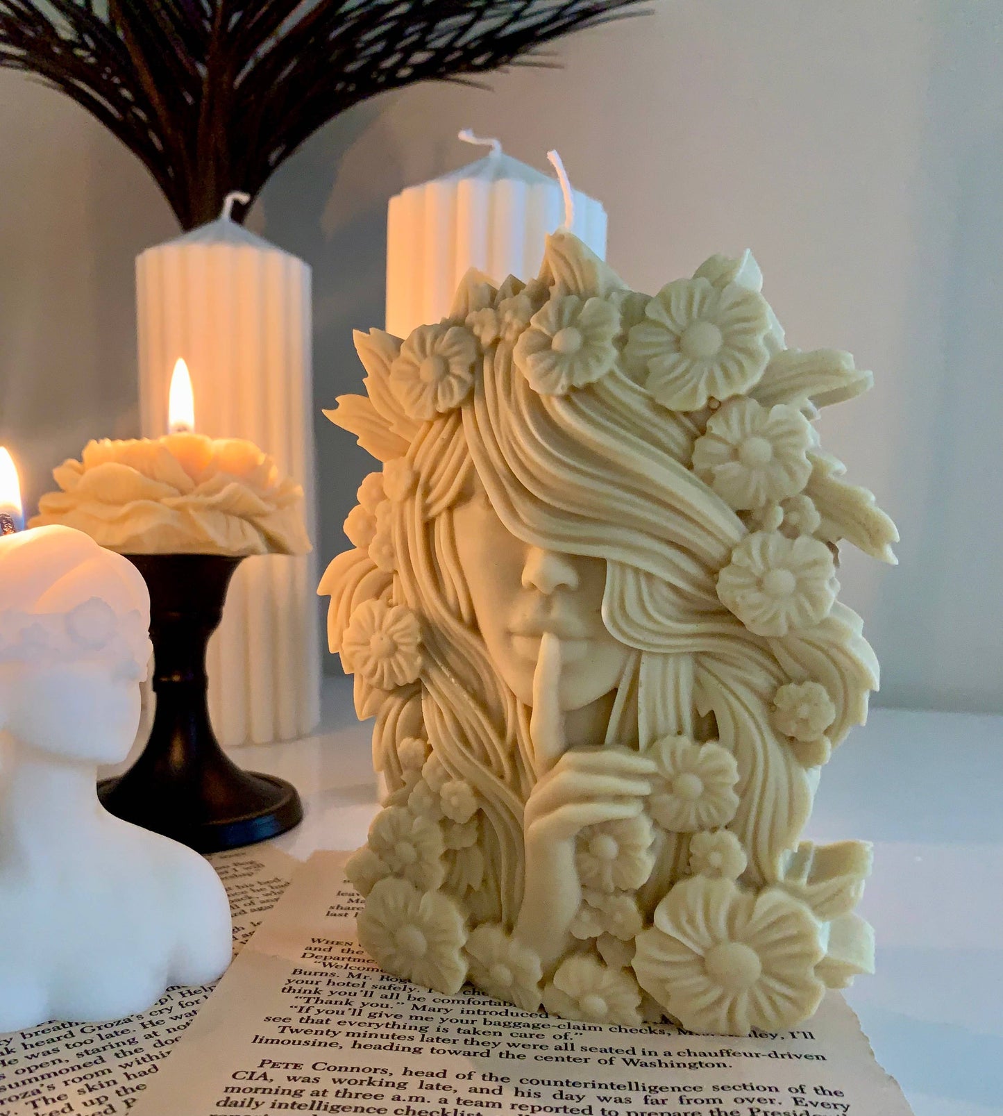 Flower Goddess Candle
