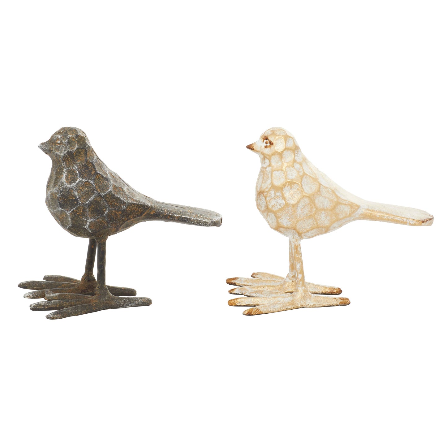 Farmhouse Gold Metal Sculpture