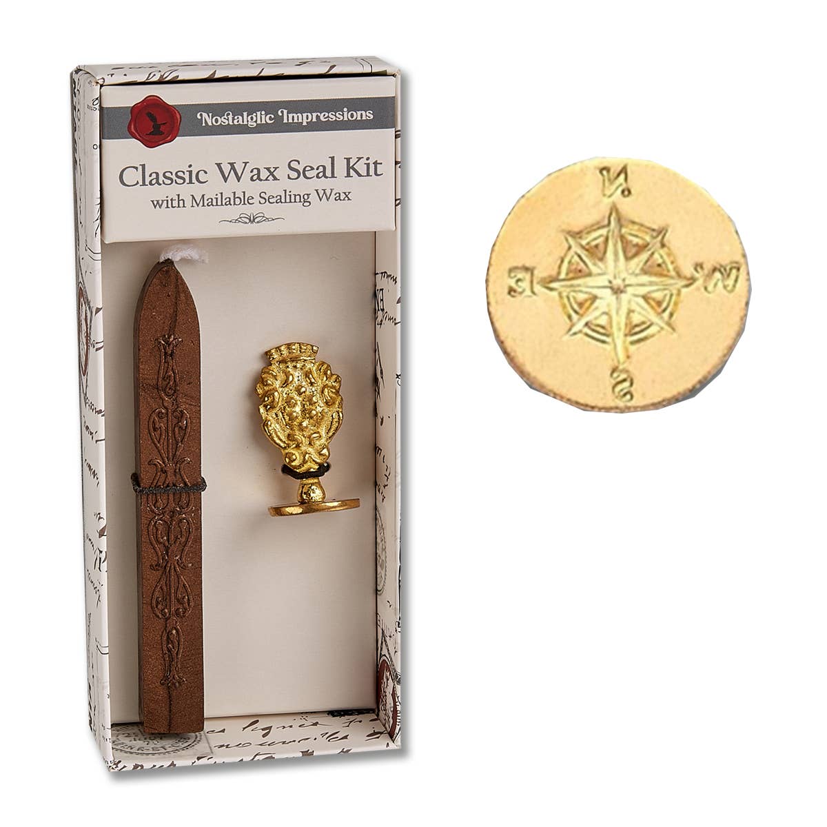 Florentine Brass Stamp Wax Seal Kits-popular symbols