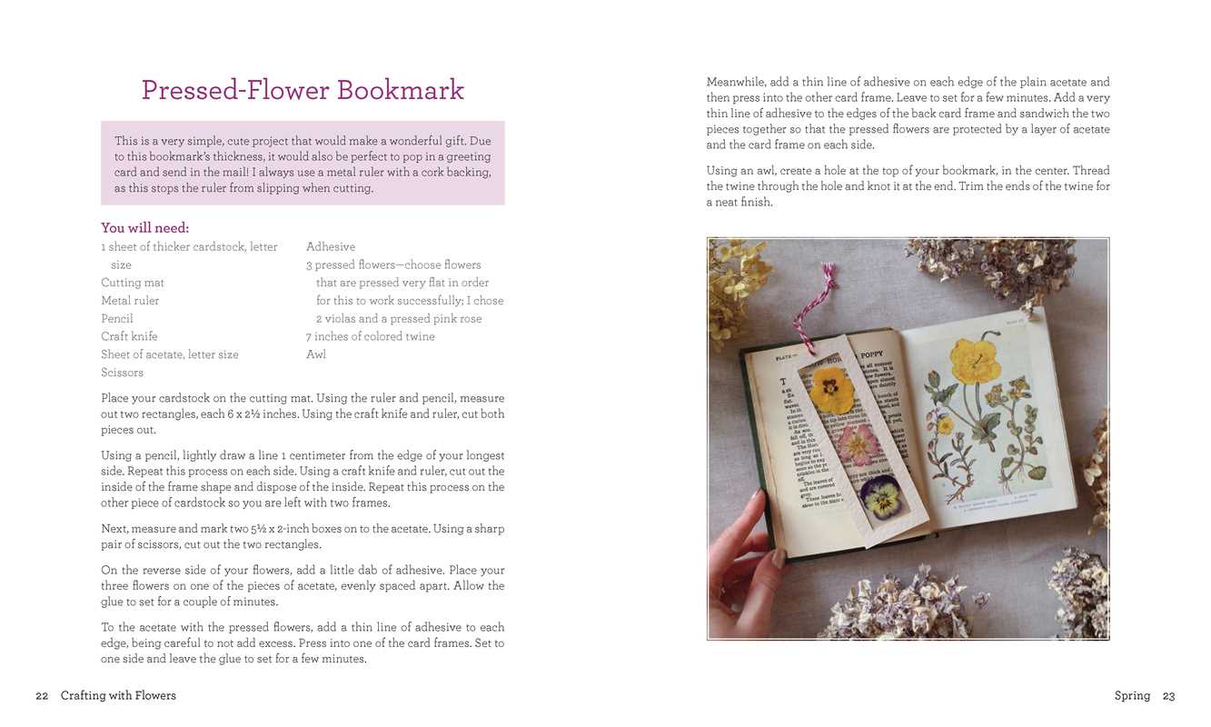 Simon & Schuster - Manualidades con flores por Katie Meadow