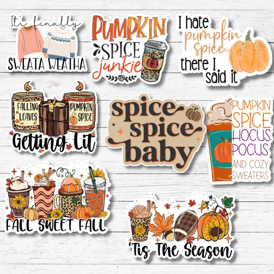 Oily Graphic Creations - Spice Baby -Fall Sticker/Magnet