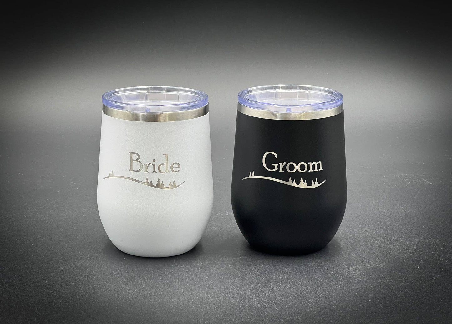 Bride and Groom *SET*- 12 oz Insulated Wine Tumble