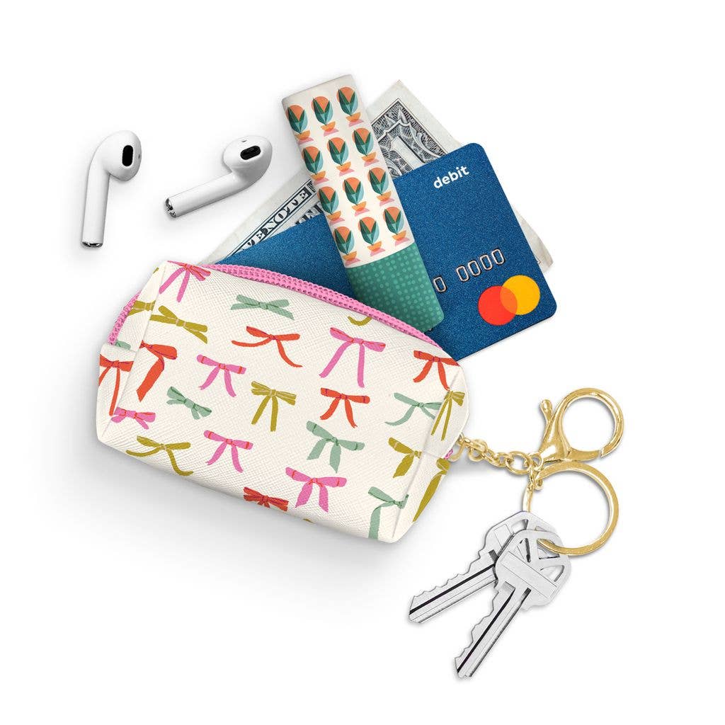 Bolsa para llavero con lazo