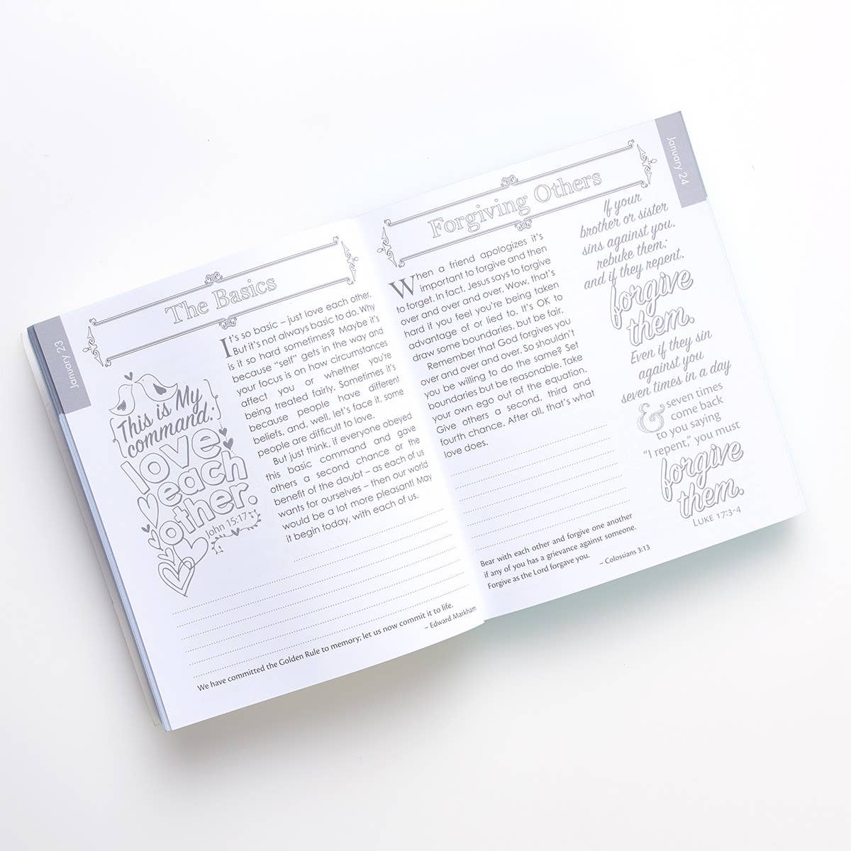 Coloring Devotional Illustrated Words Jesus for Women