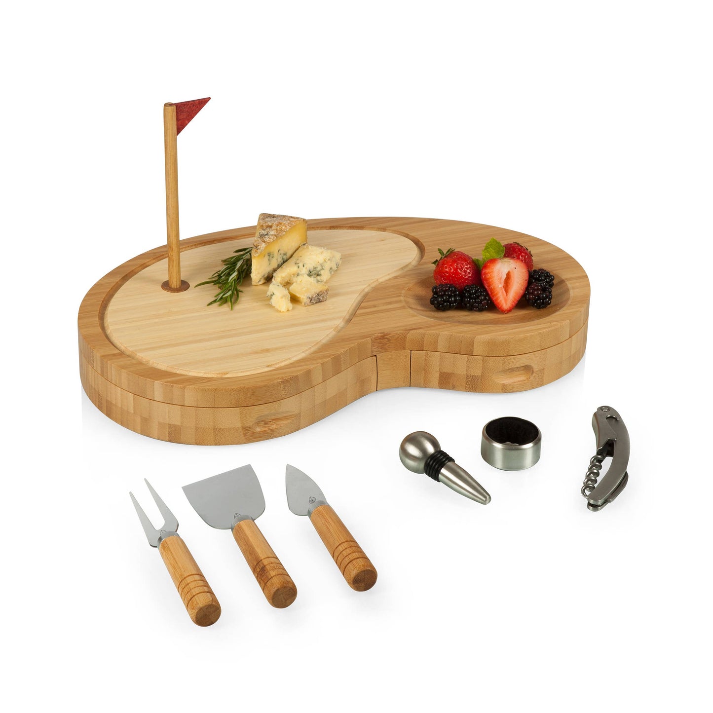 Sand Trap Golf Cheese Cutting Board & Tool Set