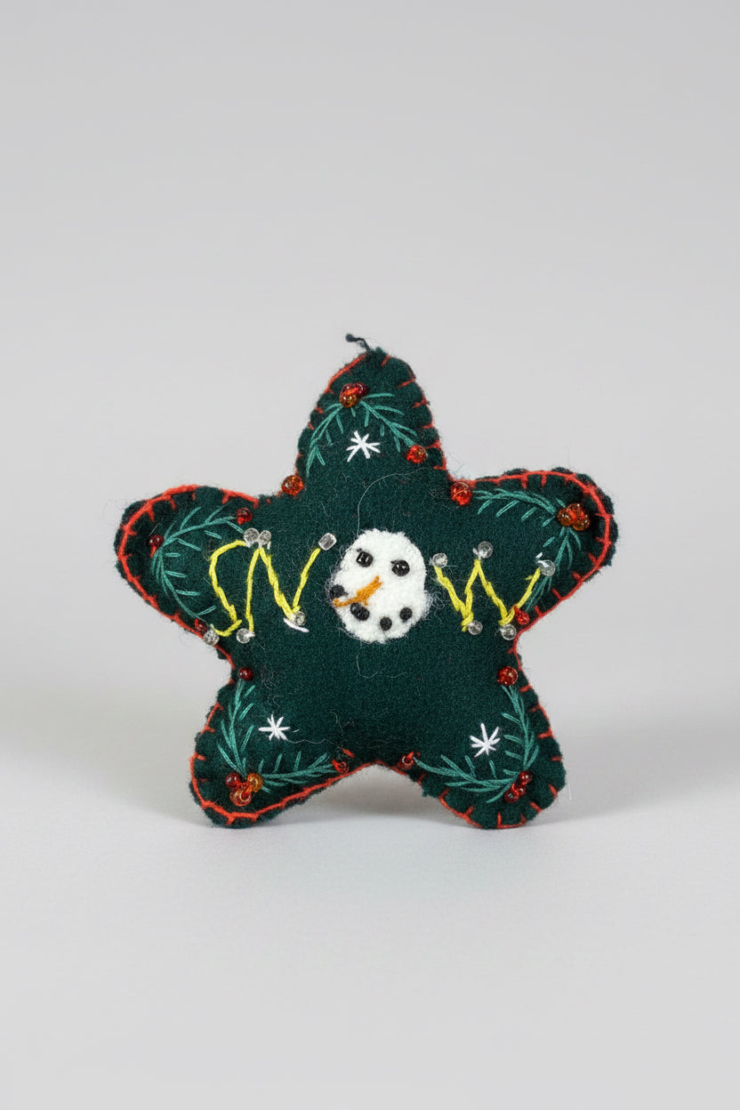 Star / Snow Ornament