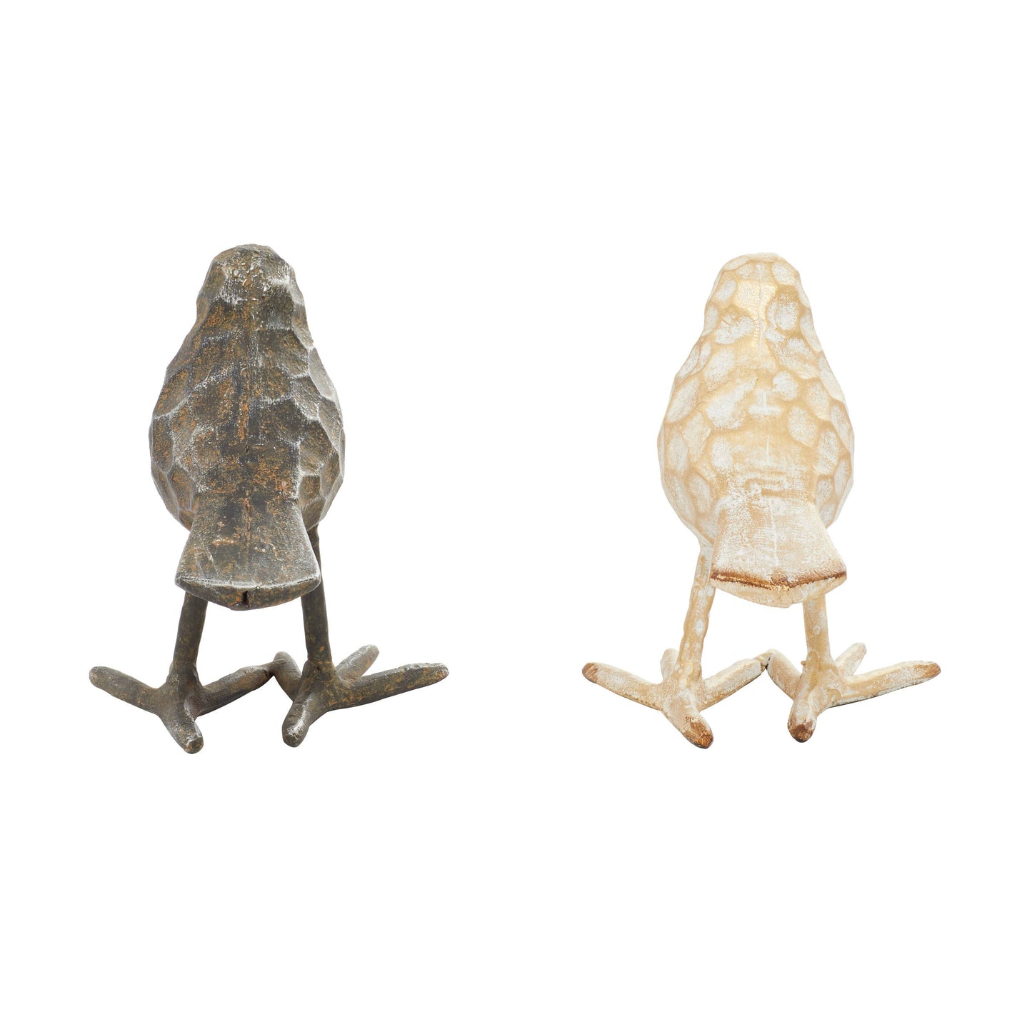 Farmhouse Gold Metal Sculpture