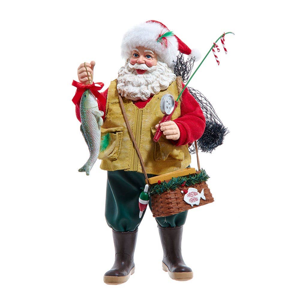 Kurt S. Adler, Inc. - 10.5“ Fabriché™ Fisherman Santa