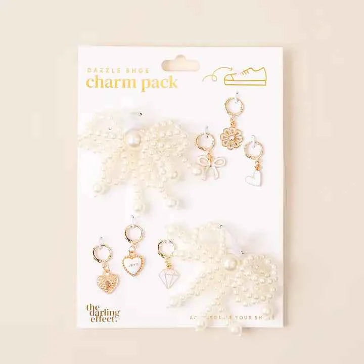 Dazzle Shoe Charm Pack–Pretty in Pearl