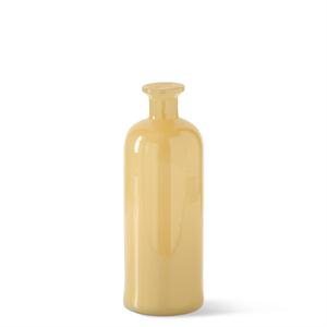 Large Yellow Glass Bottle