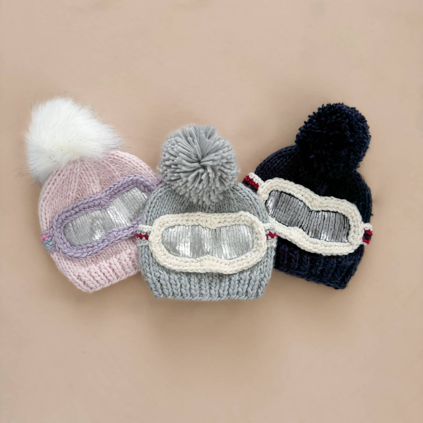 Ski Goggle Hat, Navy | Baby, Kids, Adult Matching Hat