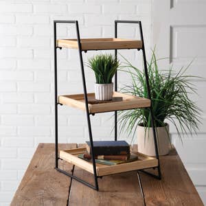 Three Tier Display Shelf