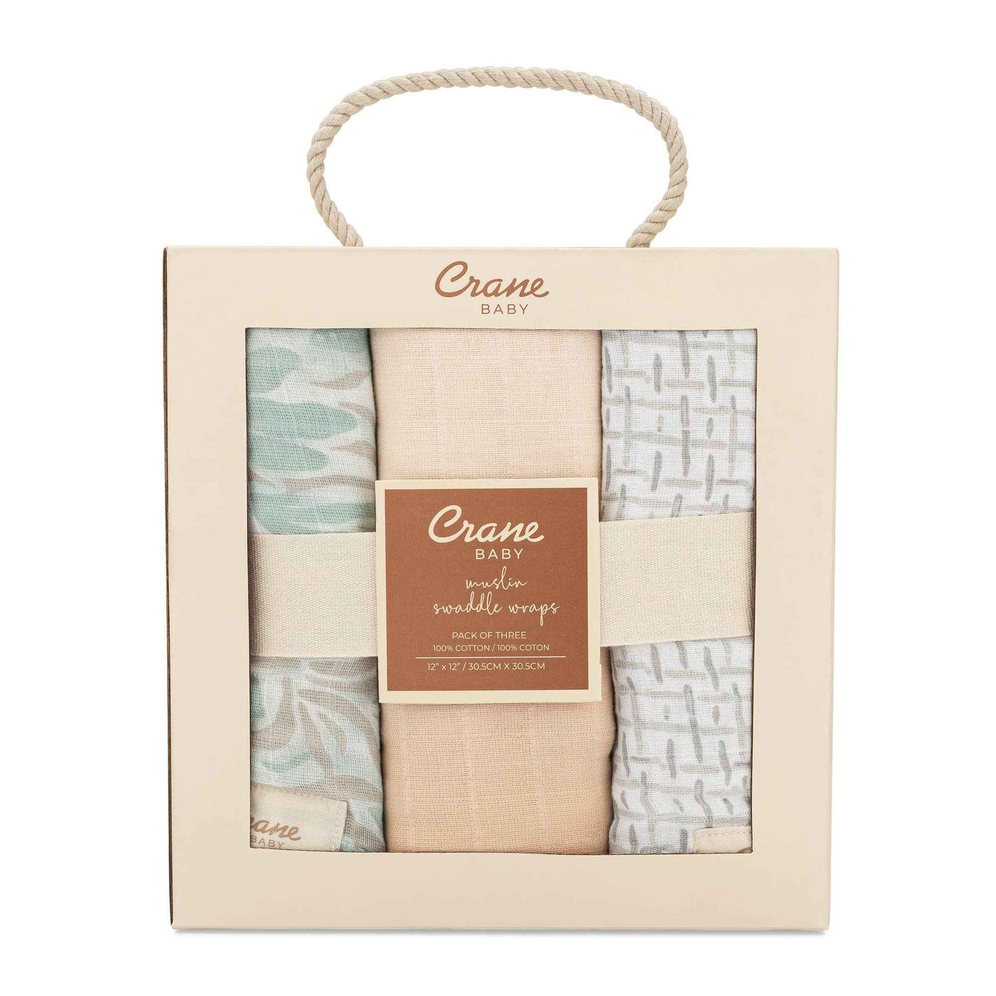 Crane Baby - Cove 3-pc. Swaddle Set (Beach Life)