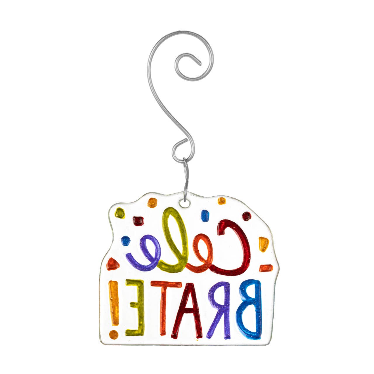 Adorno de vidrio de celebración